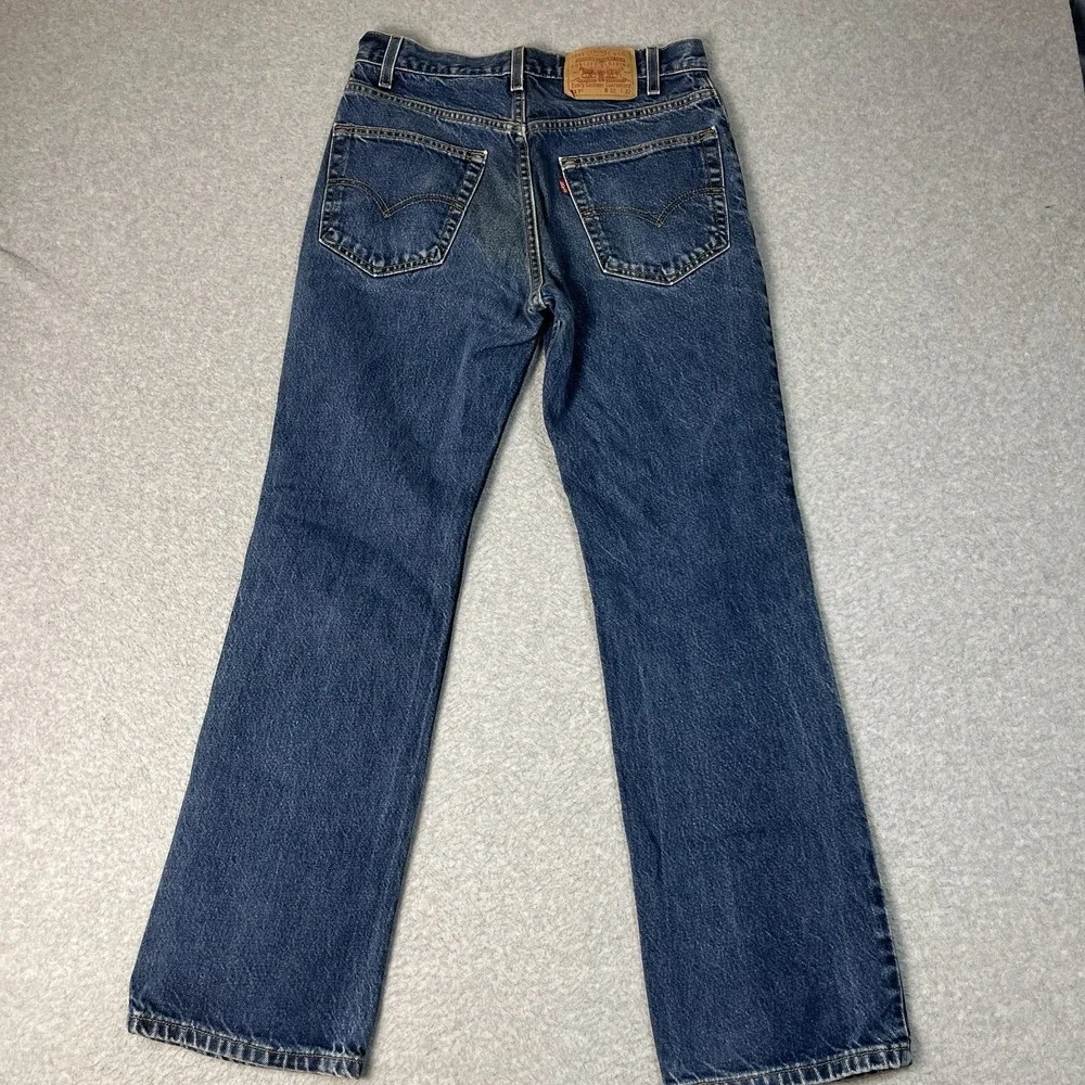 Vintage Levis Jeans Mens 32x32 (Fit 30x32) Blue 517 Bootcut Denim Western Cowboy